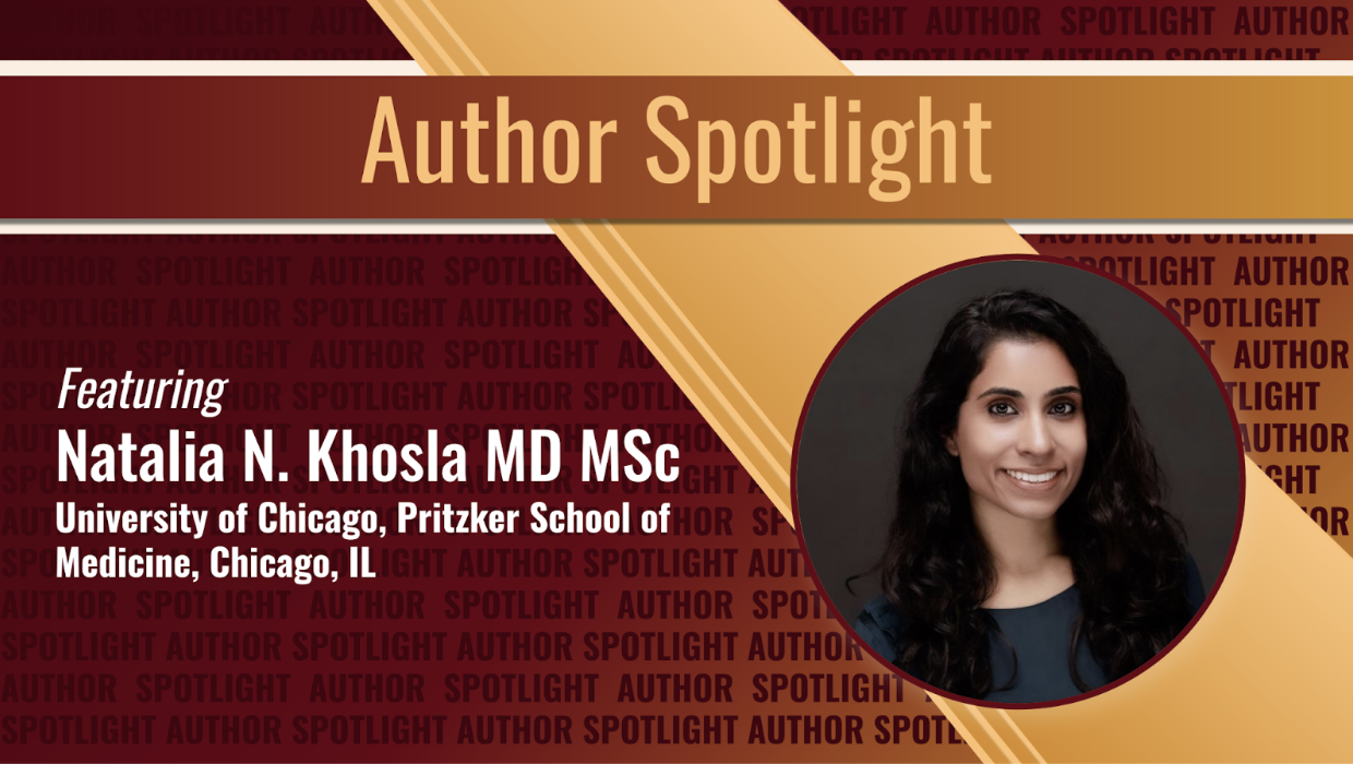 Journal of Drugs in Dermatology JDD Author Spotlight featuring Natalia N. Khosla MD.